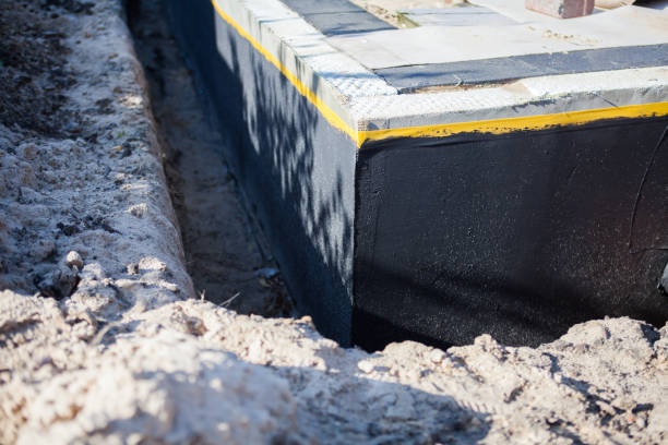 Residential Waterproofing installation at a Vestaburg, MI home by SJ Waterproofing Pros